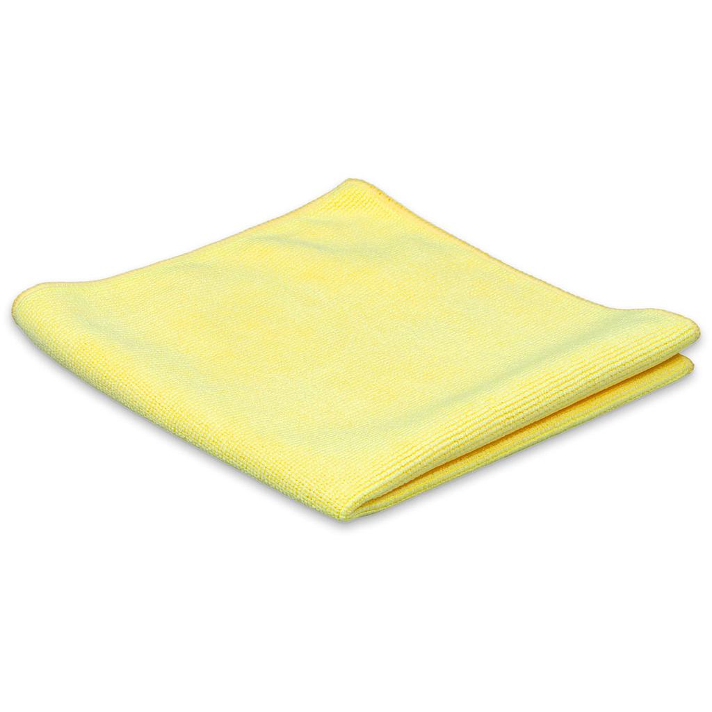 CHIFFON MICROFIBRES QUALITE LUXE 40x40CM - JAUNE