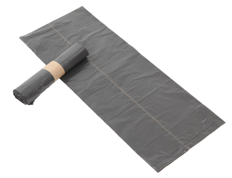 Sacs poubelle 60x80cm - 60 L - 35µ - Gris - 20x20 pces