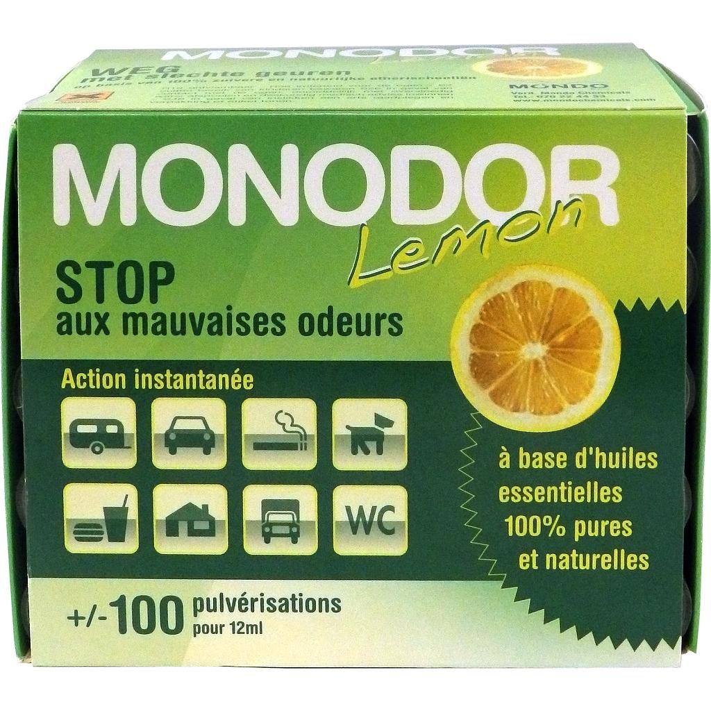 MONODOR MINI SPRAY LEMON 30x12ML + HOUDER