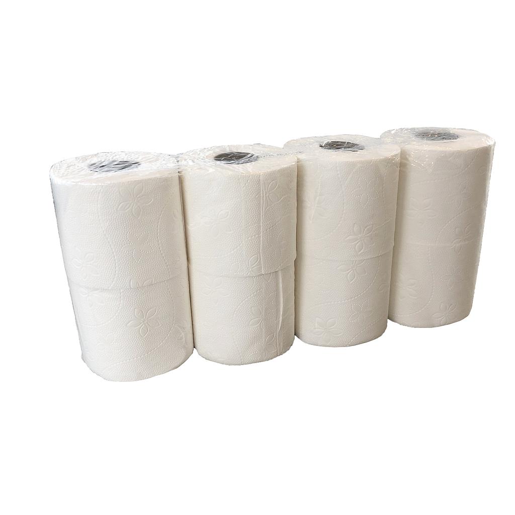 MTS - Papier toilette Cellulose 3-plis 27,5Mx9,5cm - 250 feuilles - 7x8 pces