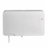 MTS - Distributeur Papier de toilette Mini Duo Jumbo QuartzLine - White - 1 pce