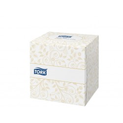 Tork Mouchoirs Boîte Cube Extra Doux 2 plis Blanc Premium 30 x 100