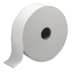 Papier Toilette Jumbo Neutre T1/T2 - 2 plis - Blanc  380M - 6 Rlx